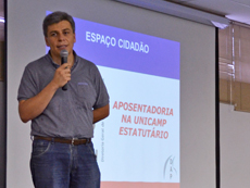 Everaldo durante sua fala