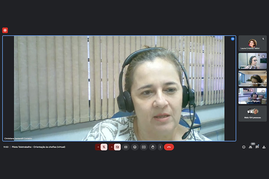 Christiane Cordeiro (DAC), membro do Comitê de Acompanhamento
