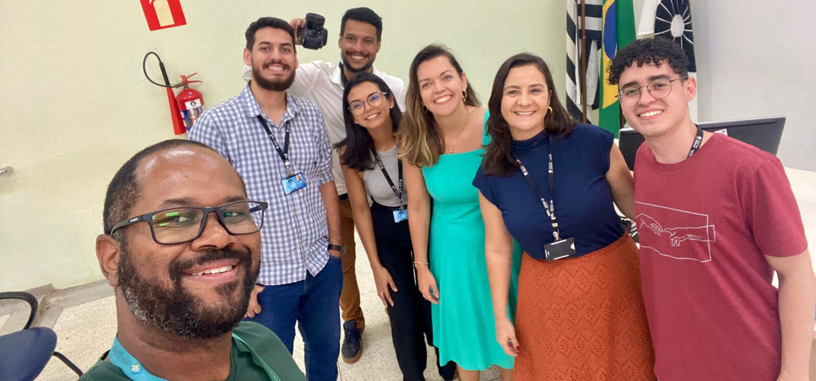 Servidores da DGRH e HC que atuaram na posse coletiva