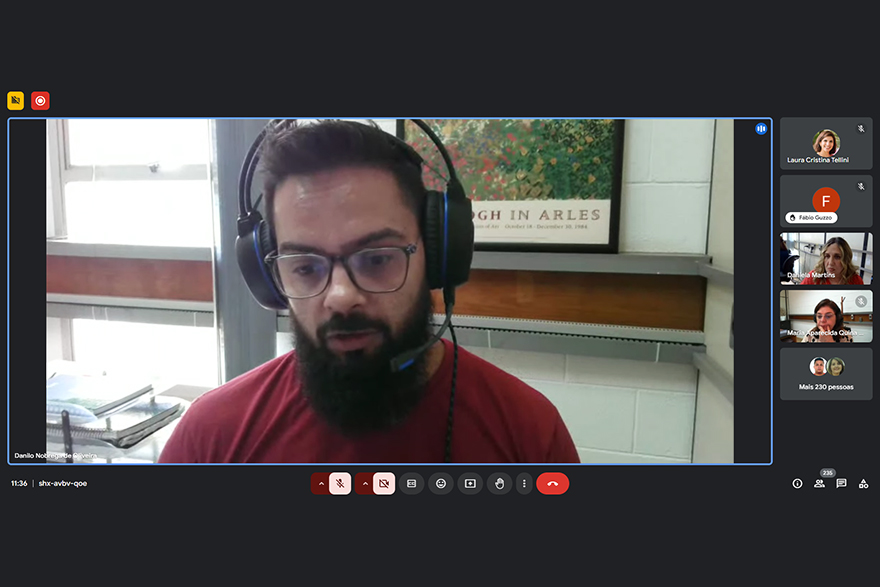 Danilo de Oliveira (DSO) esclareceu dúvidas dos participantes sobre os novos procedimentos referentes à licença saúde