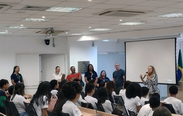 Patrulheiros em palestra