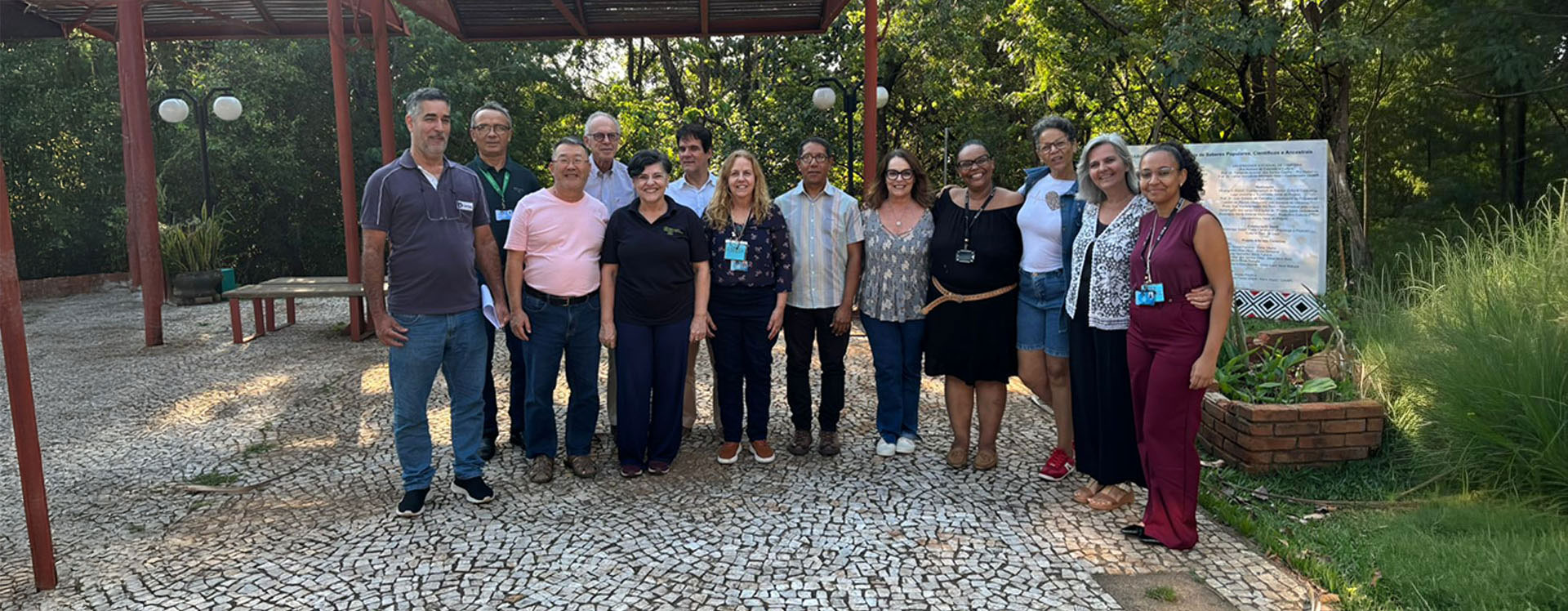 Foto de todos os onze servidores que participaram do PPA